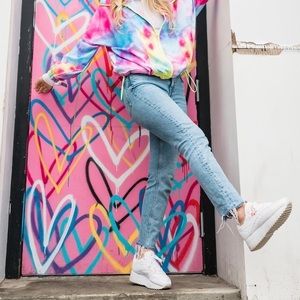 Zara 7/8 Straight leg jeans